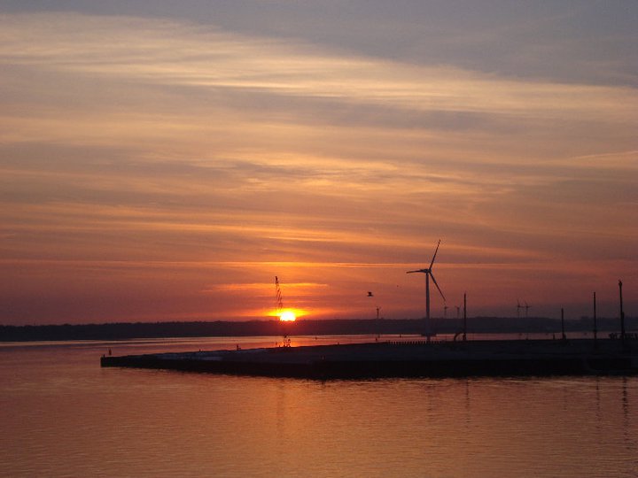 Východ slnka v Dánsku
